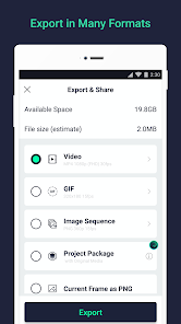 Alight Motion Mod APK for iOS-Export in many Formats