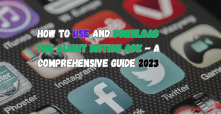 How to use and download the Alight Motion APK - Feature Image