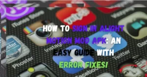 How to Sign in on Alight Motion Mod APK - Feature Image