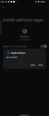 Alight Motion Mod APK Downloading Step 4